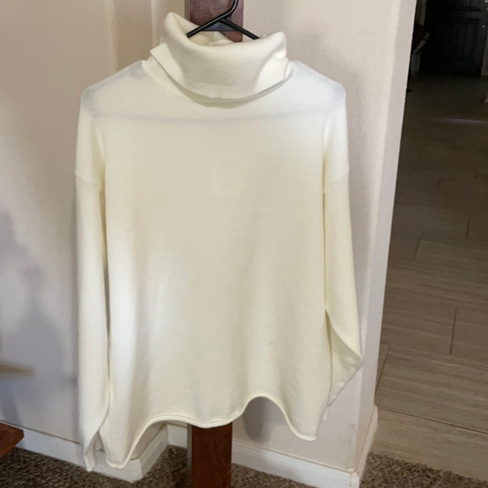 Off White oversized cowl neck sweater